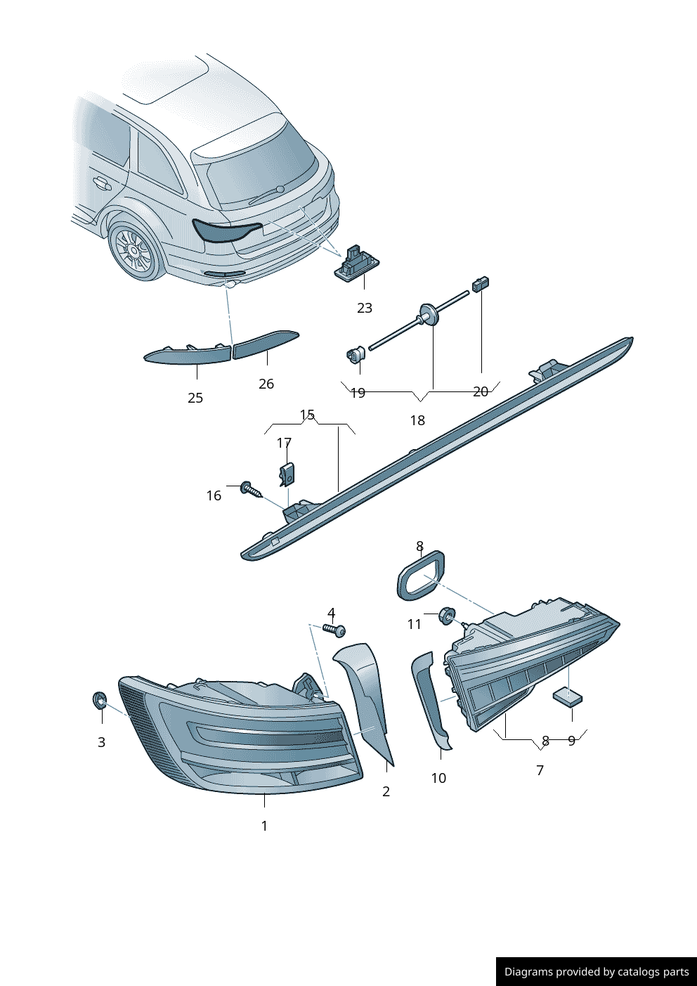 Car part diagram