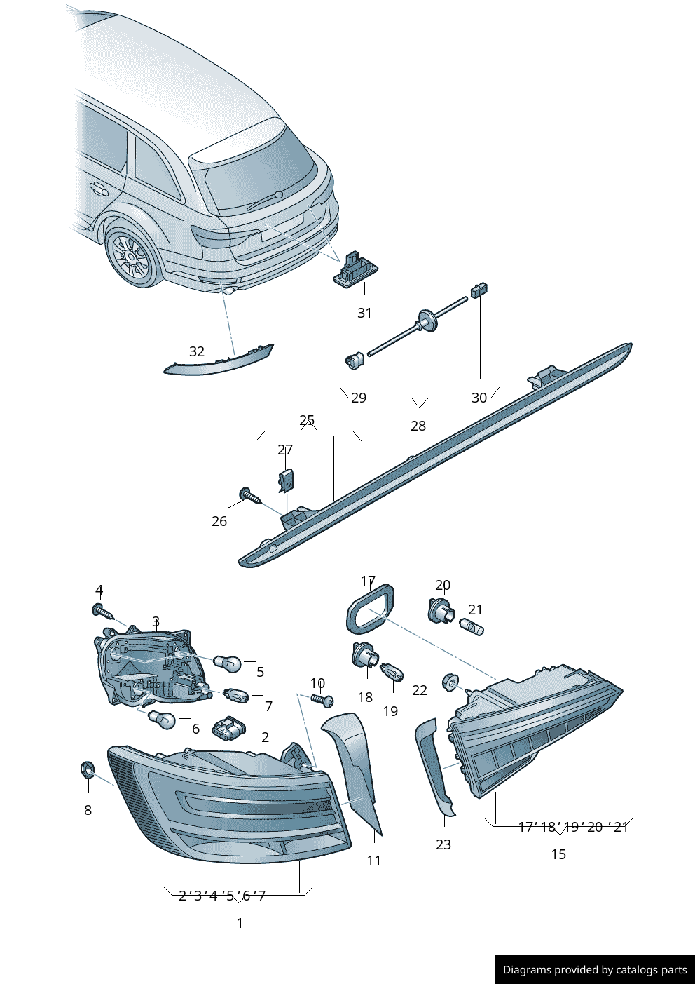 Car part diagram