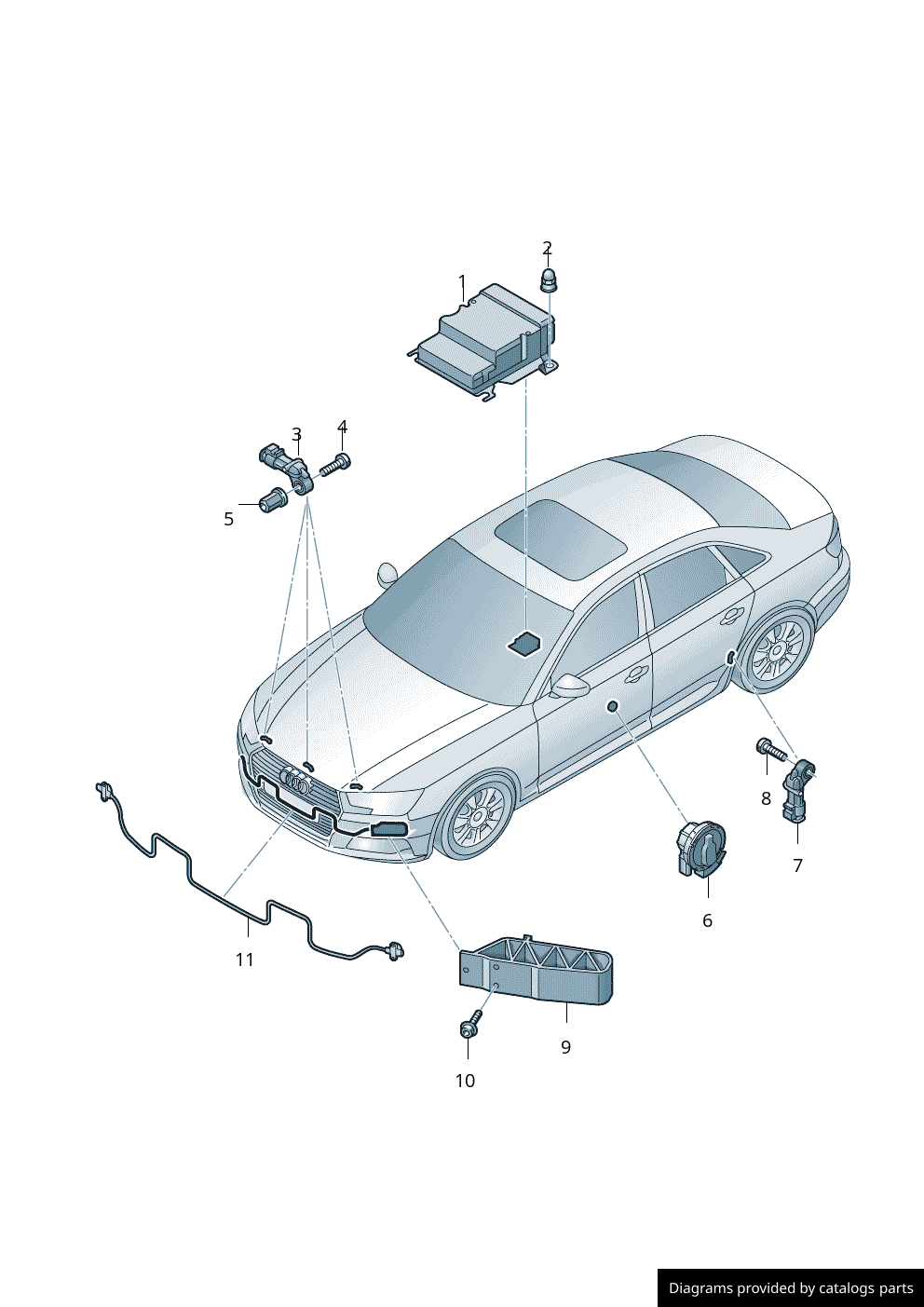 Car part diagram