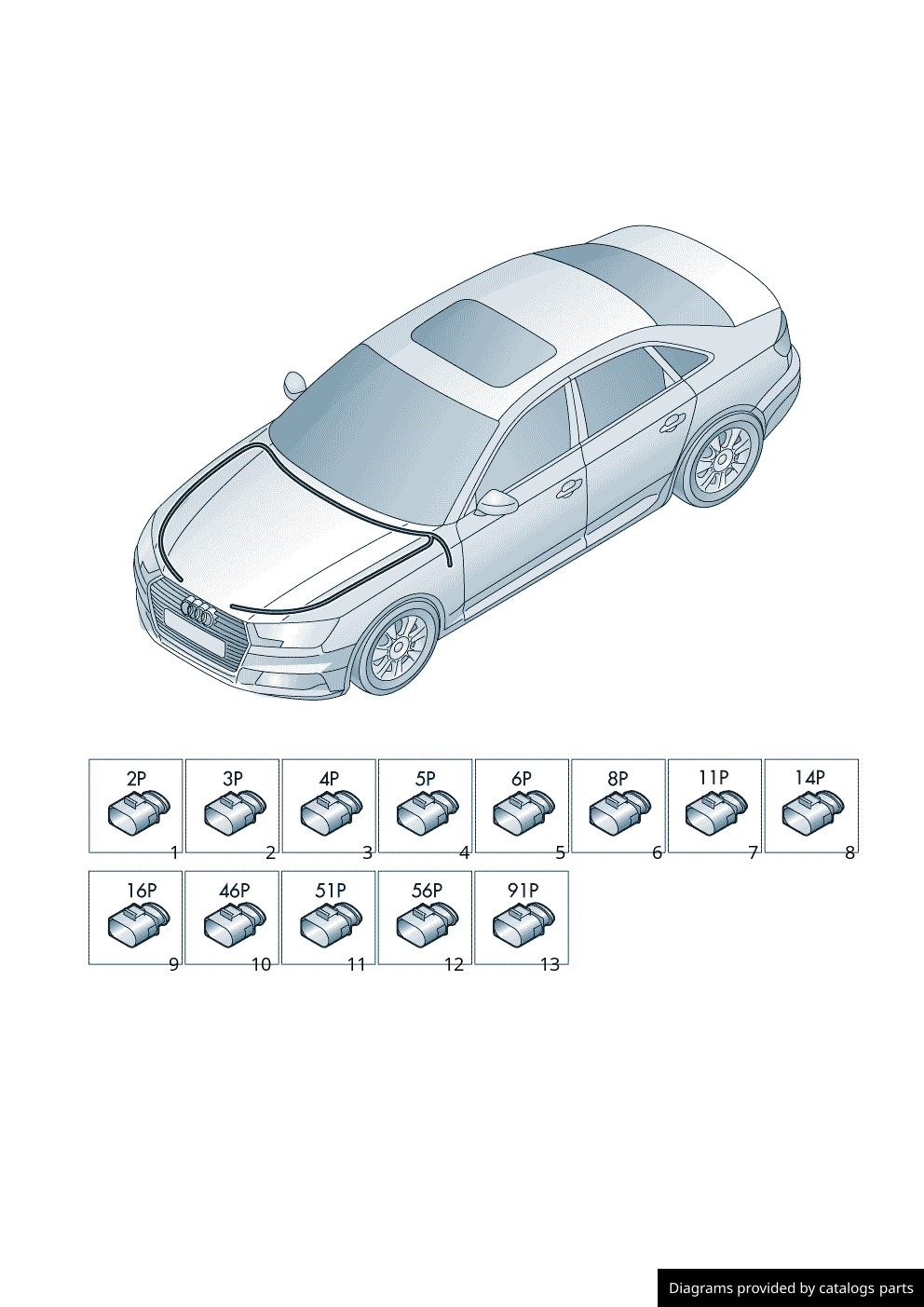 Car part diagram