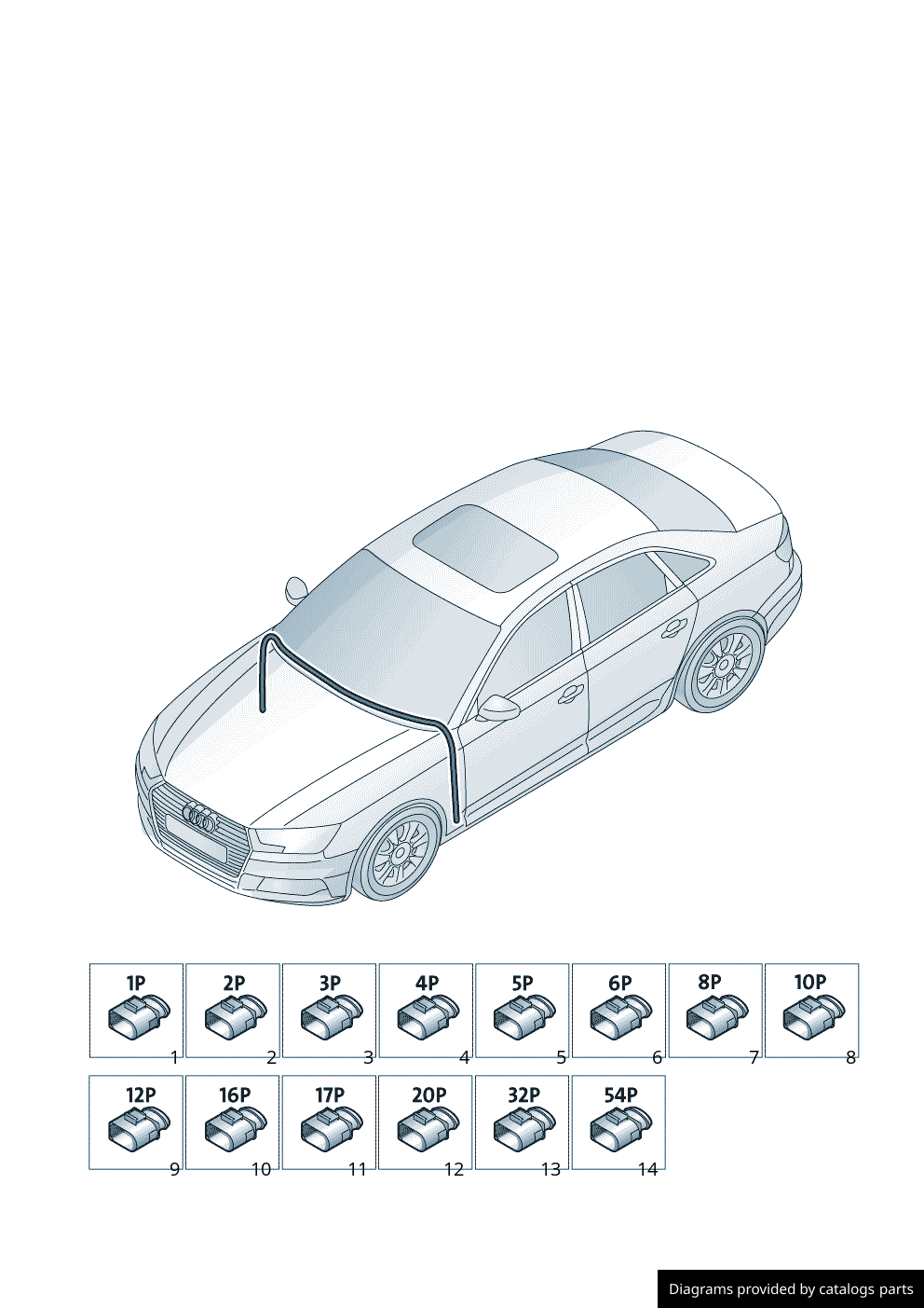 Car part diagram
