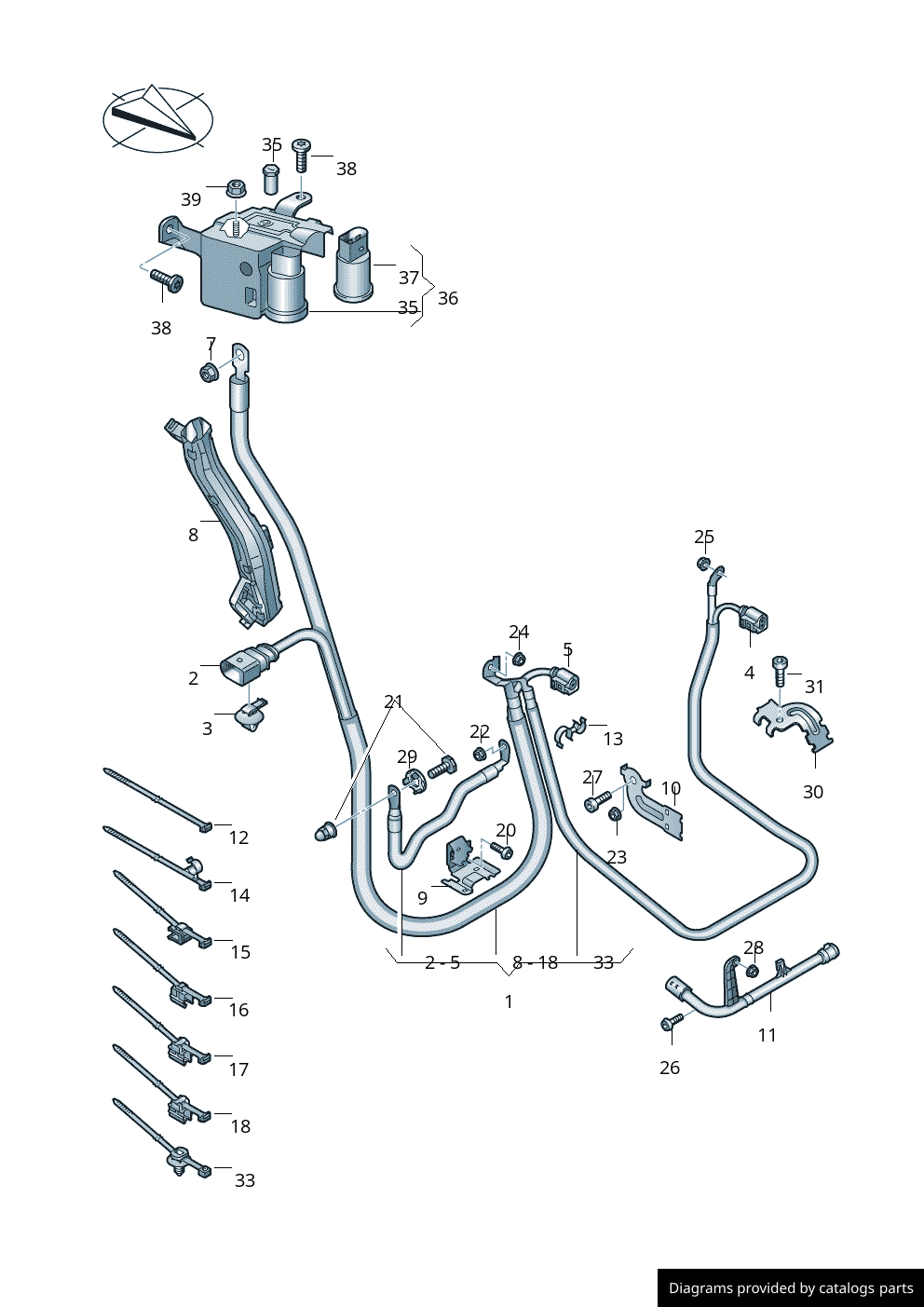 Car part diagram