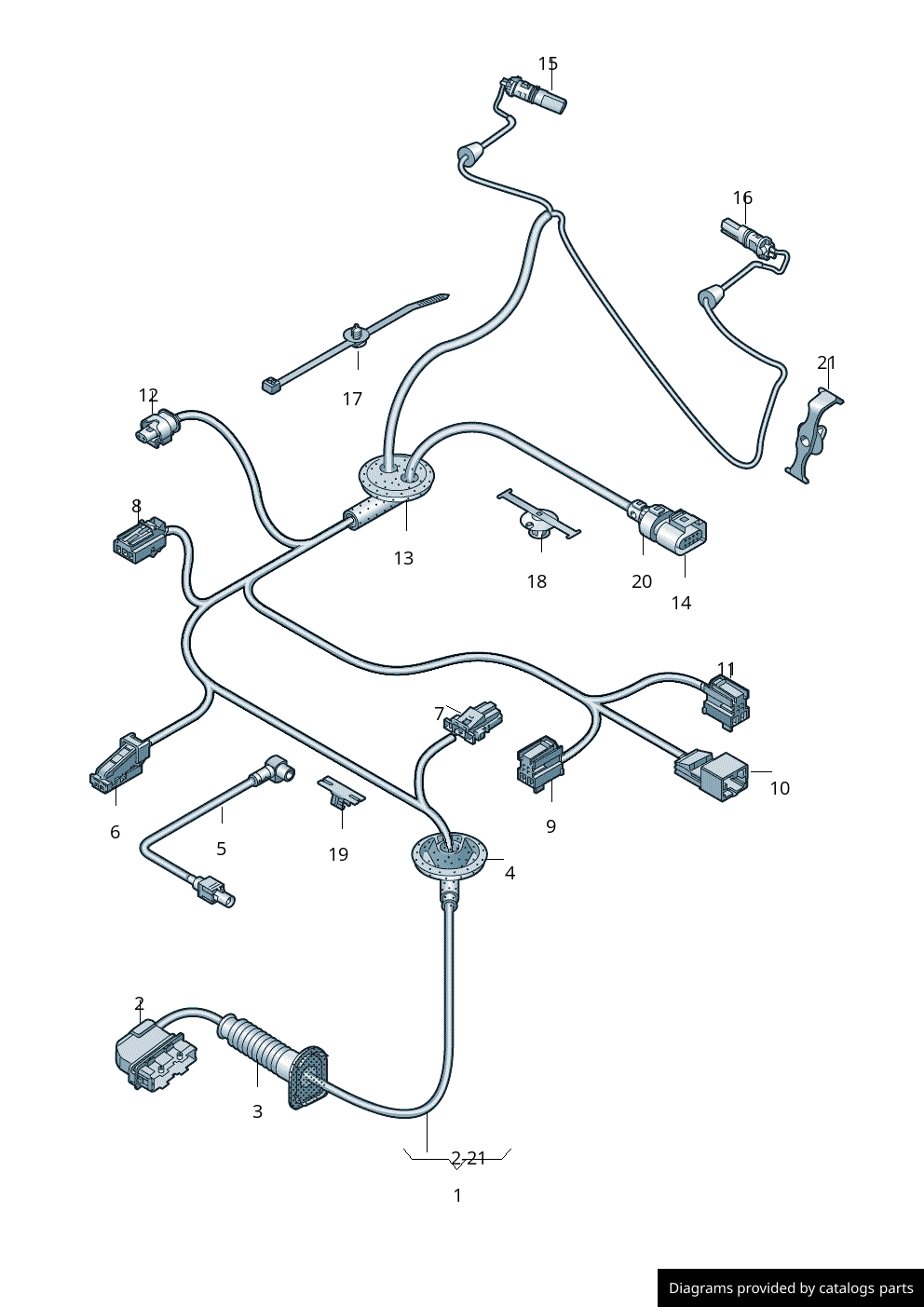 Car part diagram