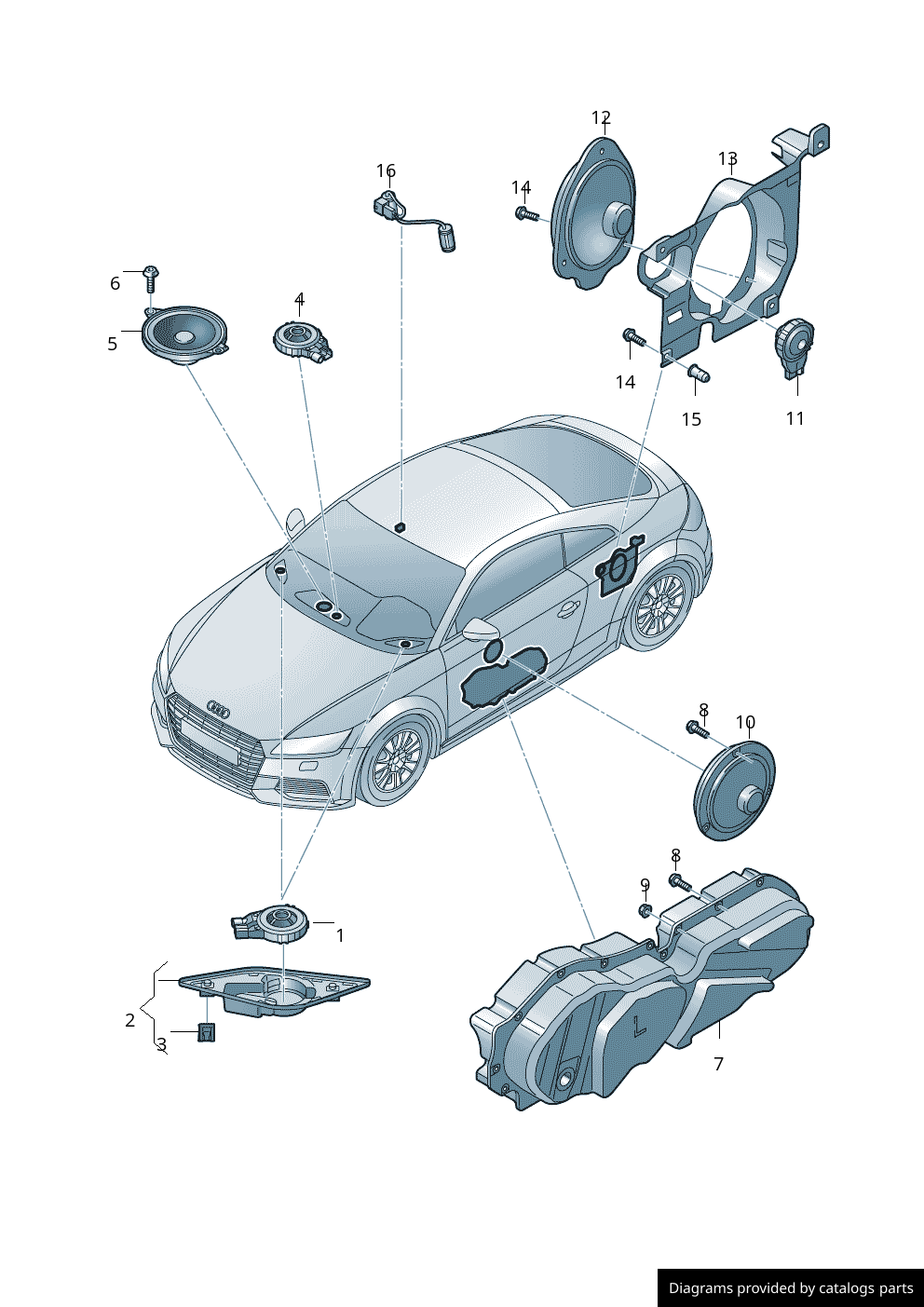 Car part diagram