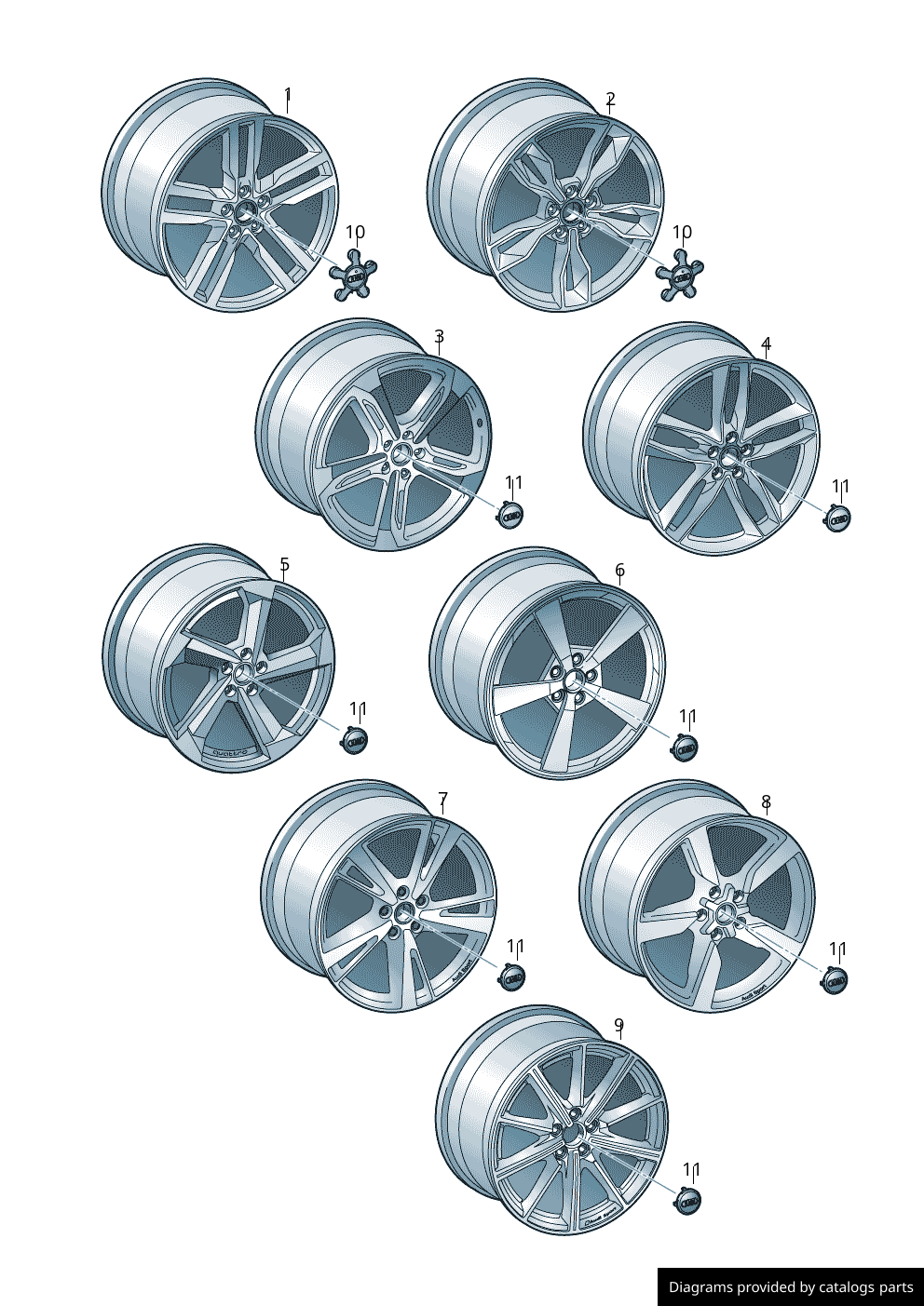 Car part diagram