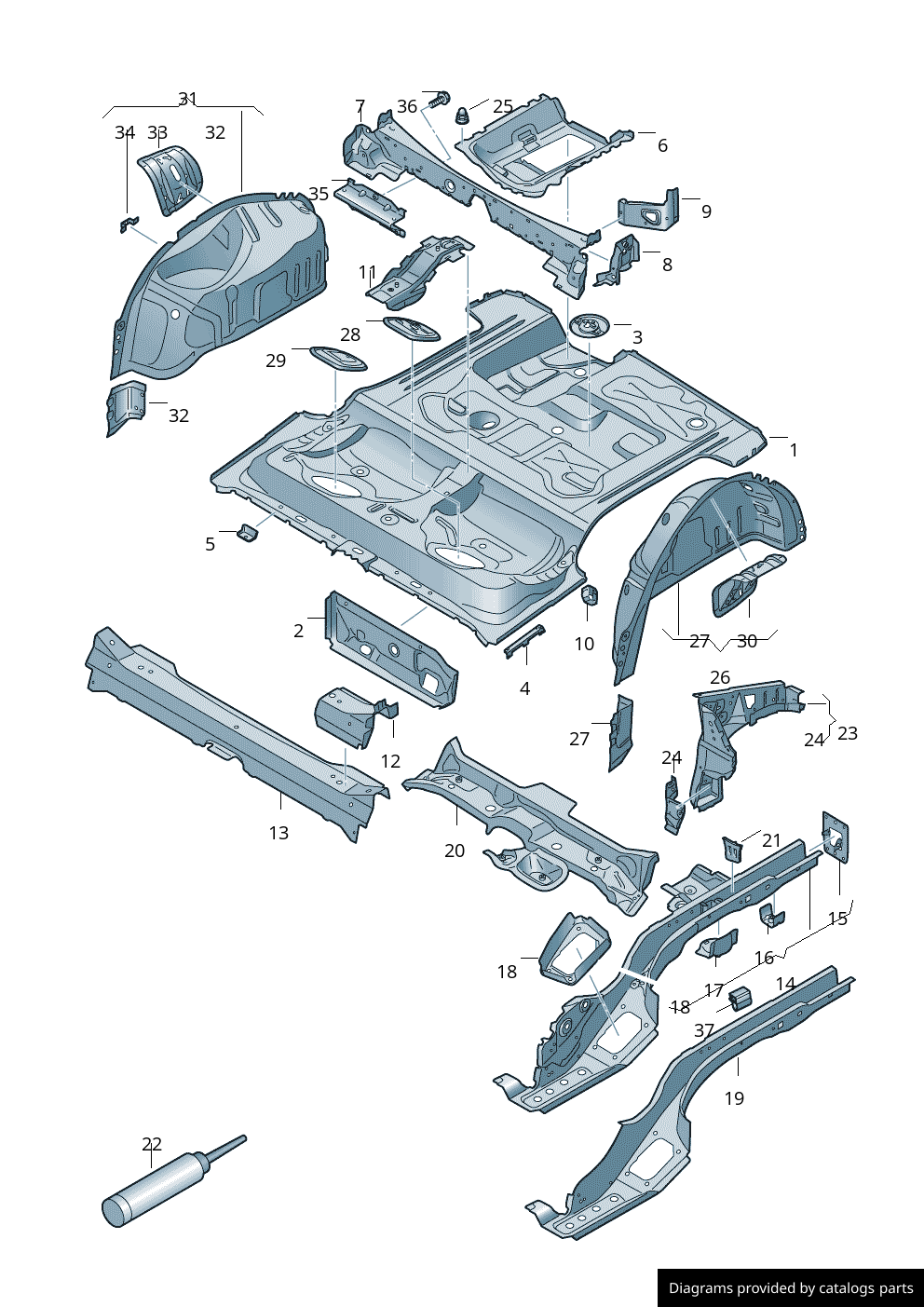 Car part diagram