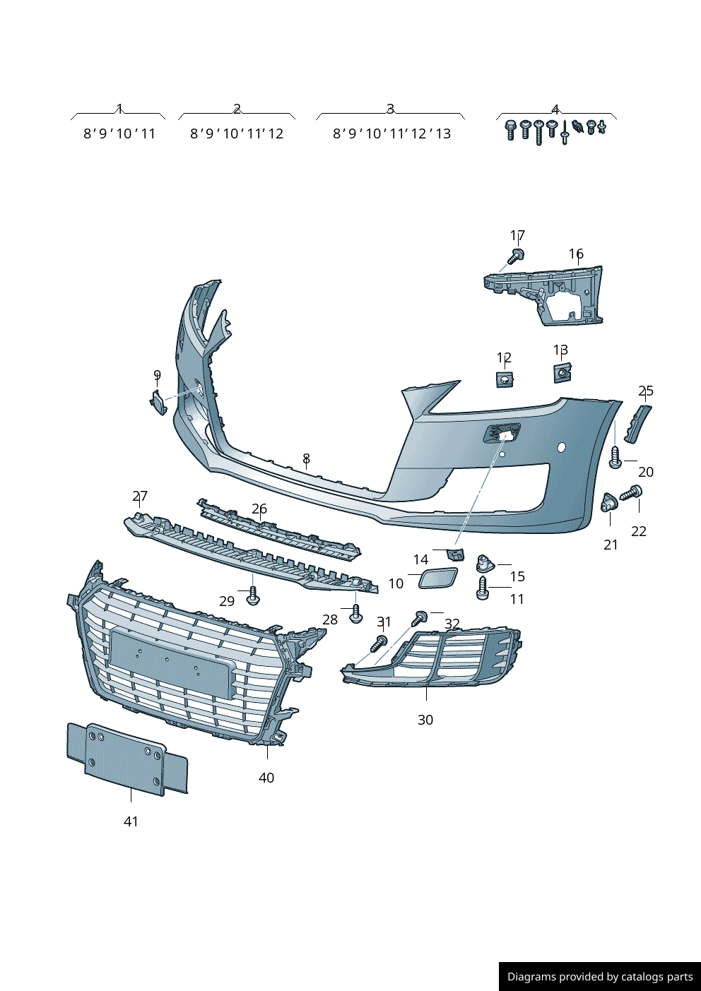 Car part diagram