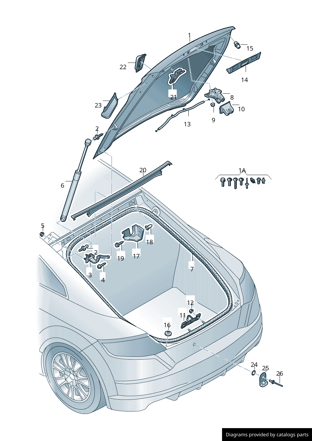 Car part diagram