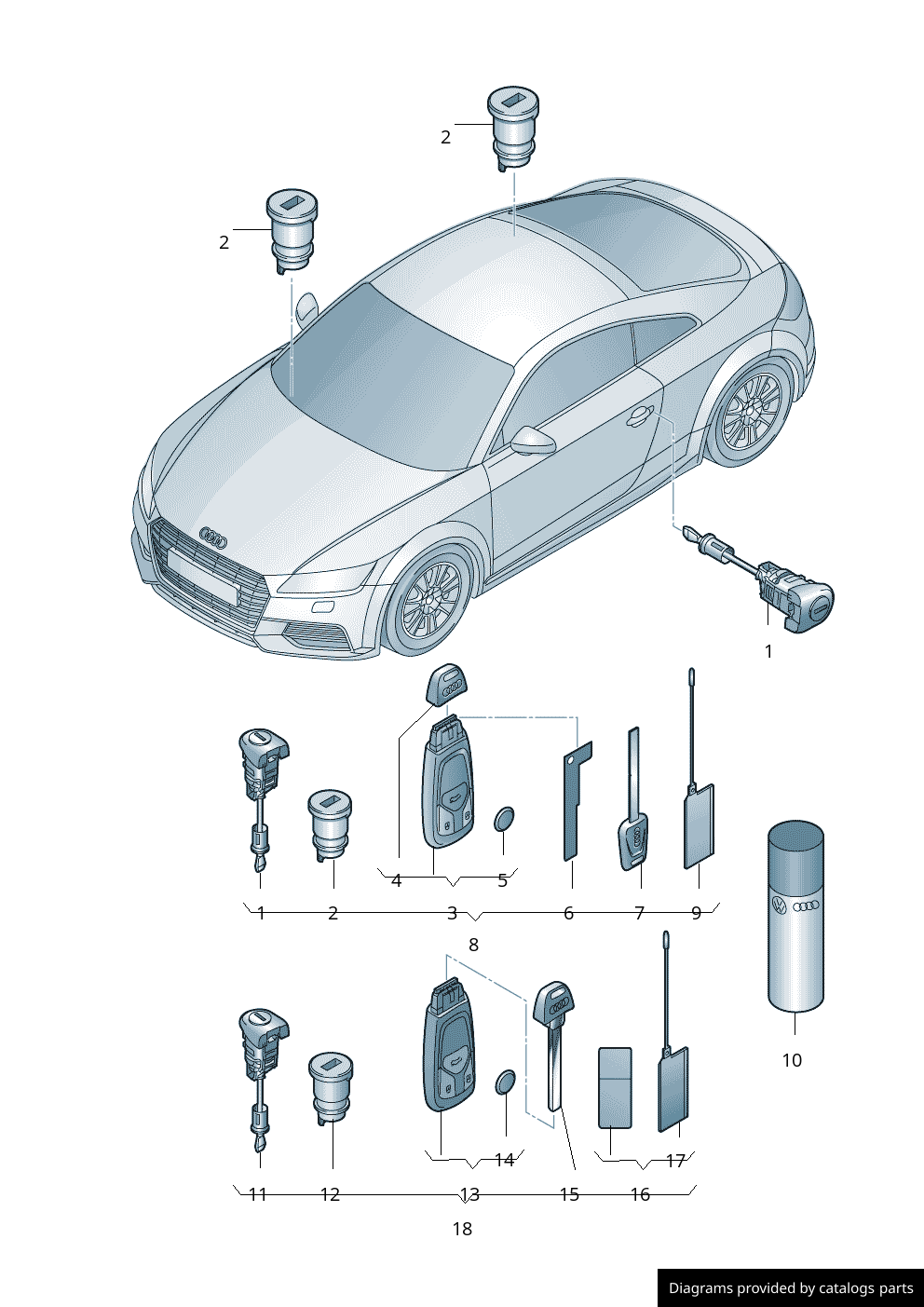 Car part diagram