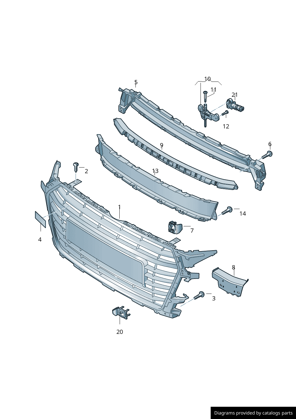 Car part diagram