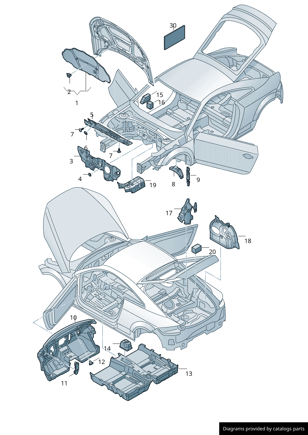 Audi Damper For Selector Housing 8S0863807 LLLParts