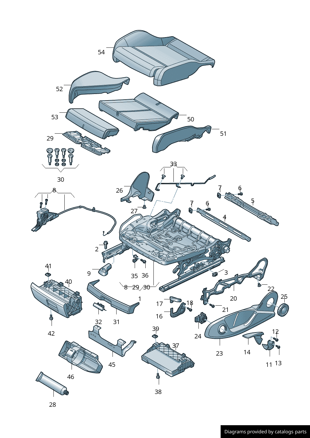 Car part diagram