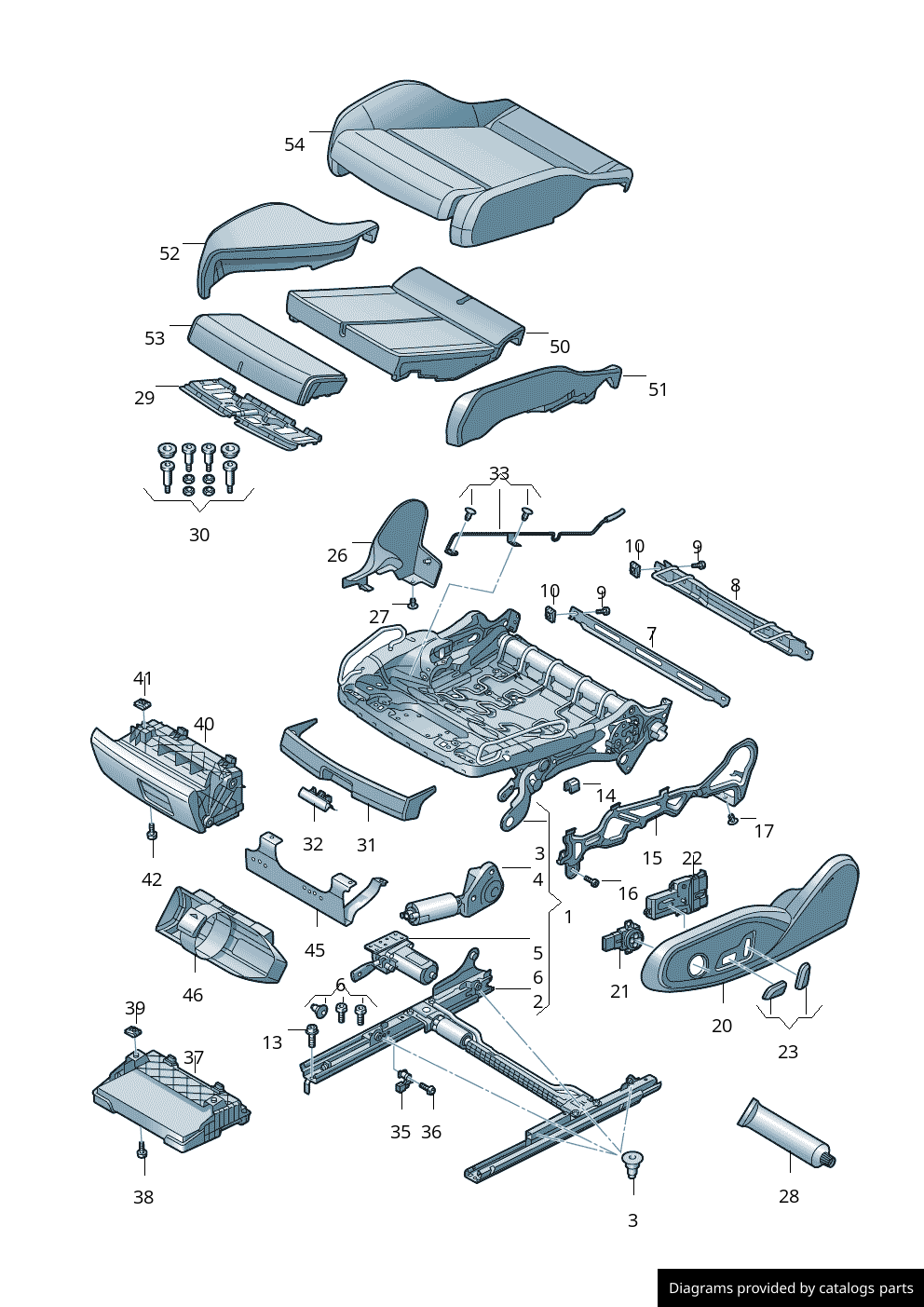 Car part diagram
