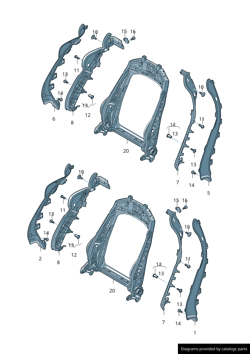 Car part diagram