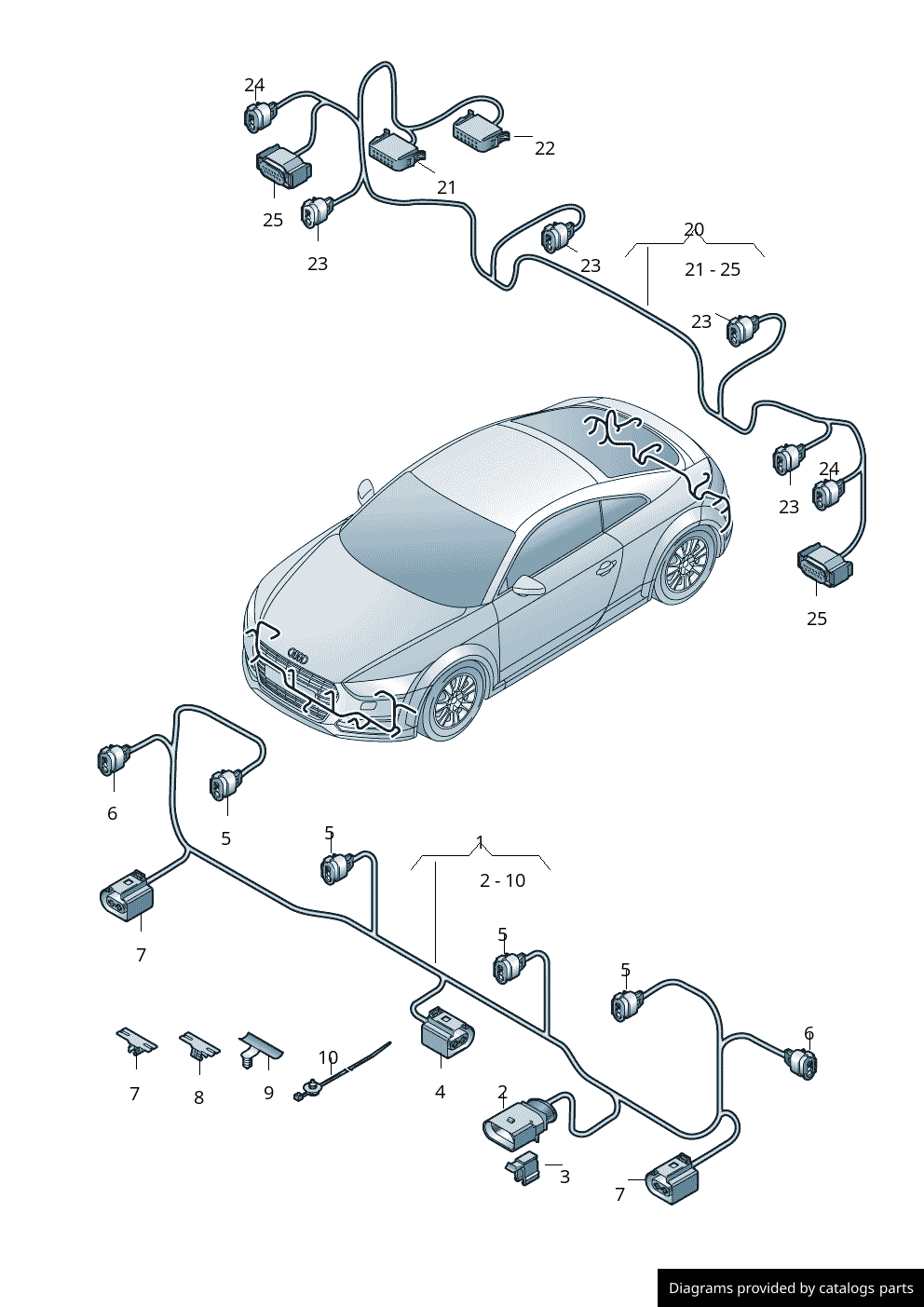 Car part diagram