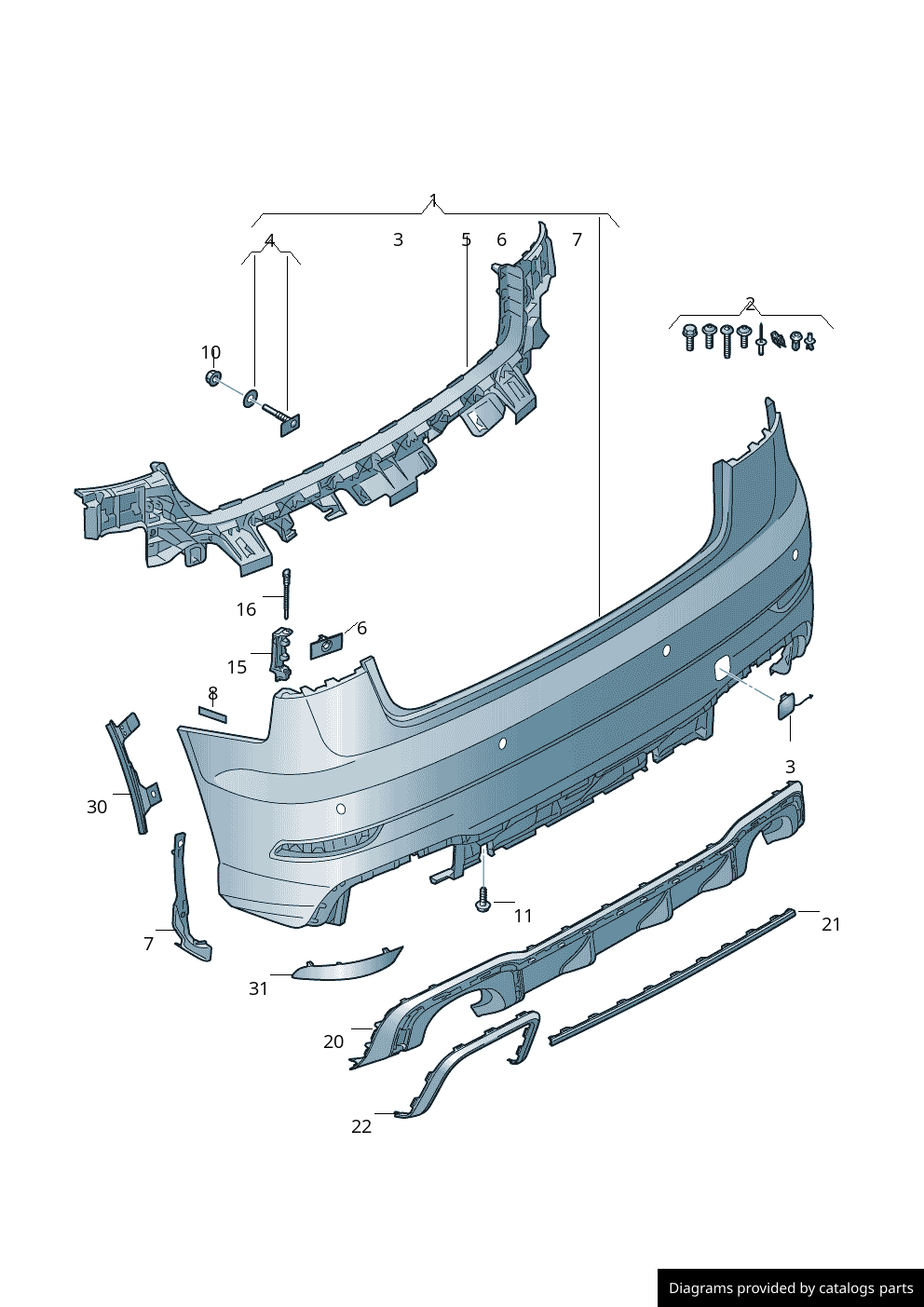 Car part diagram