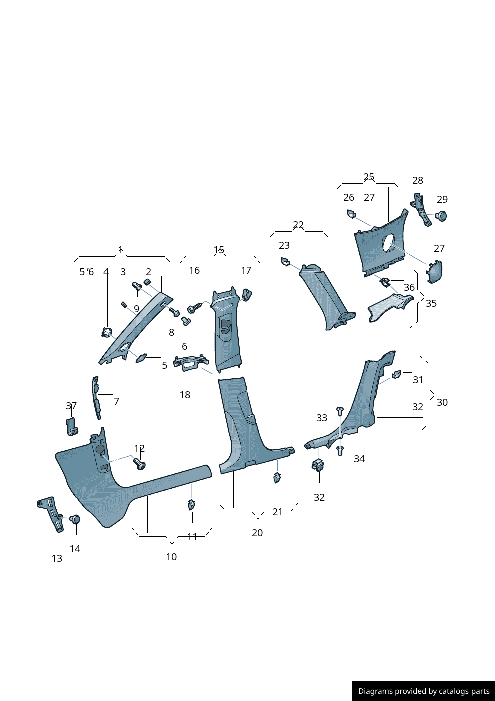 Car part diagram