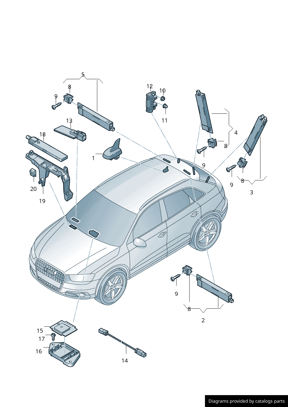 Car part diagram