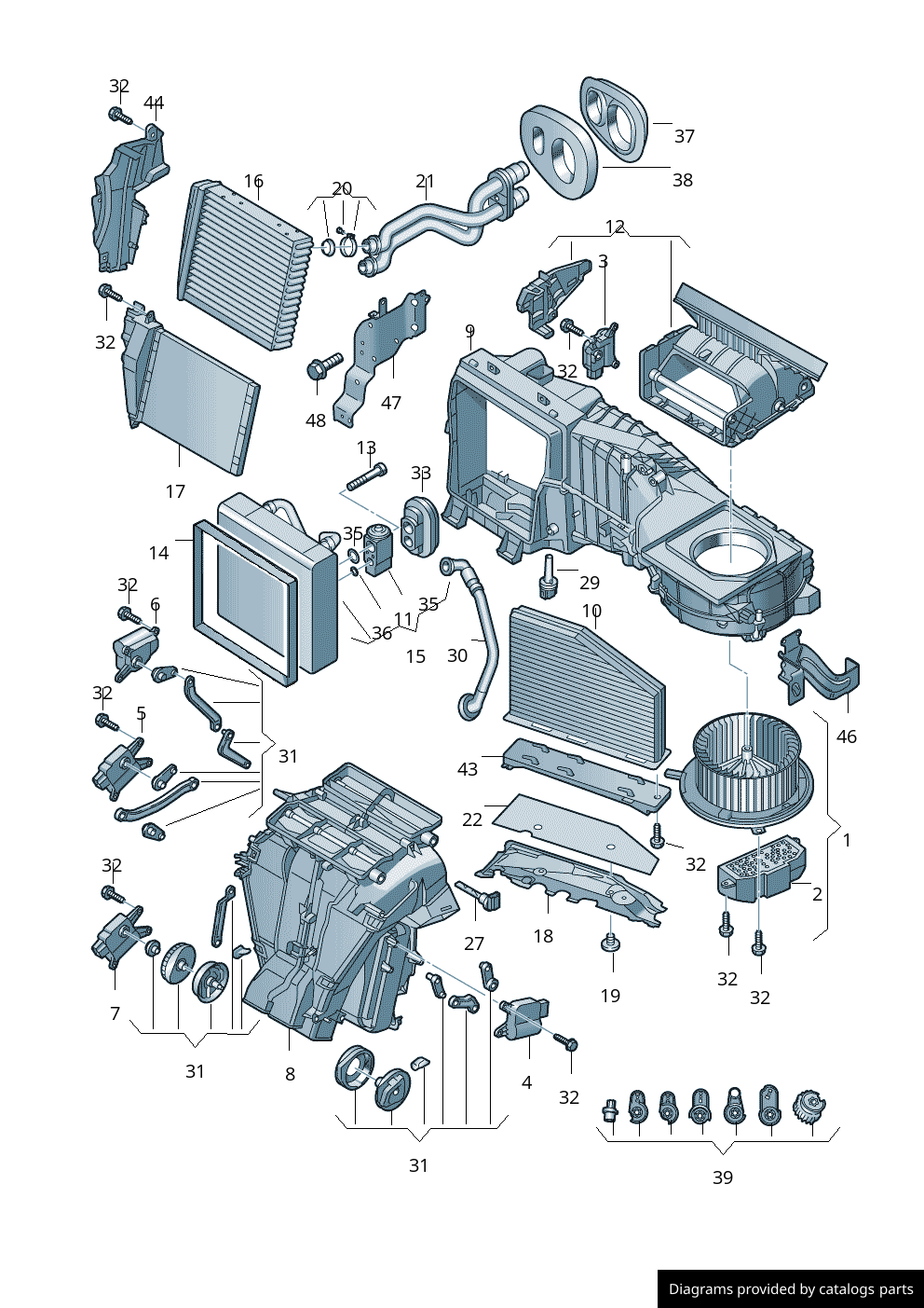 Car part diagram