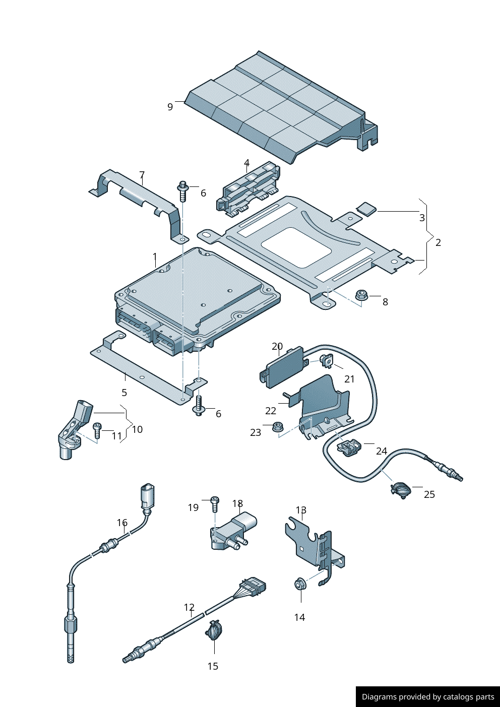 Car part diagram
