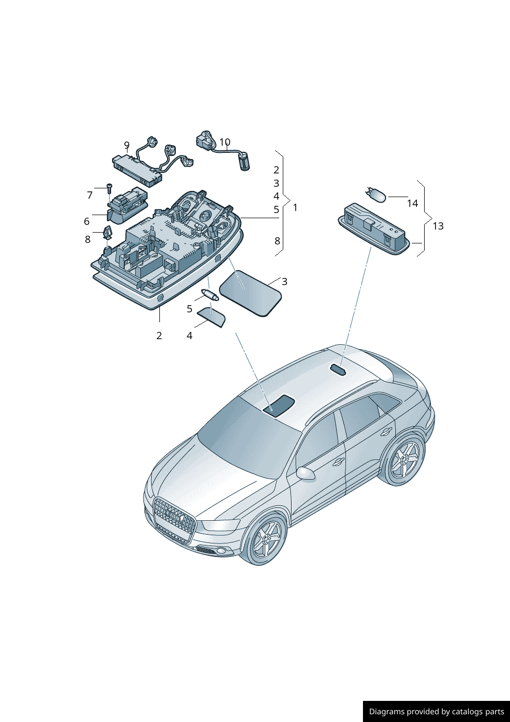 Car part diagram