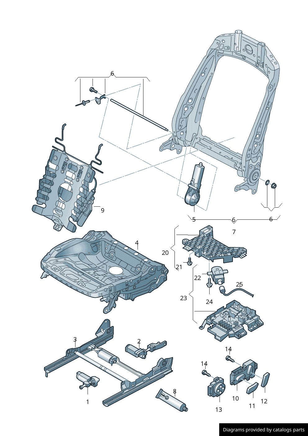 Car part diagram