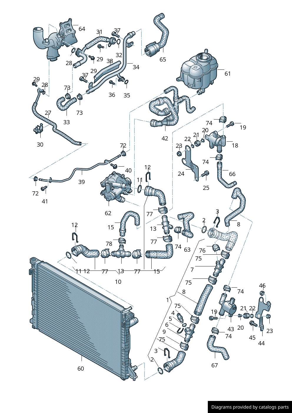 Car part diagram
