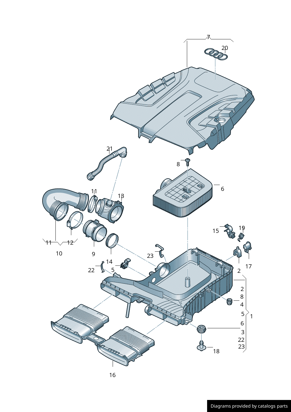Car part diagram