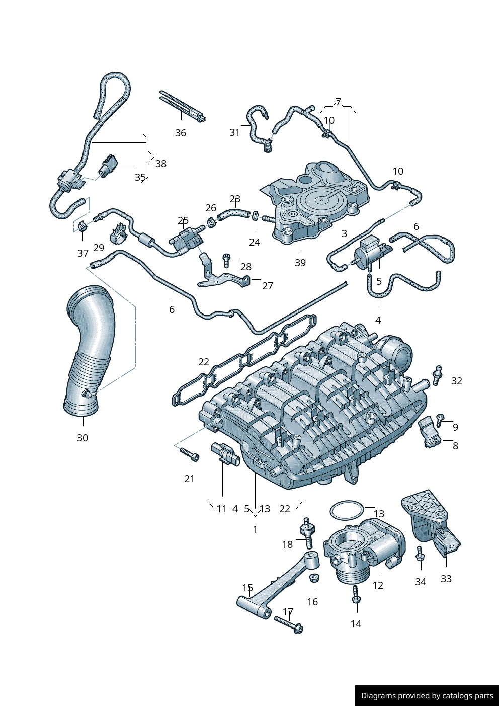 Car part diagram