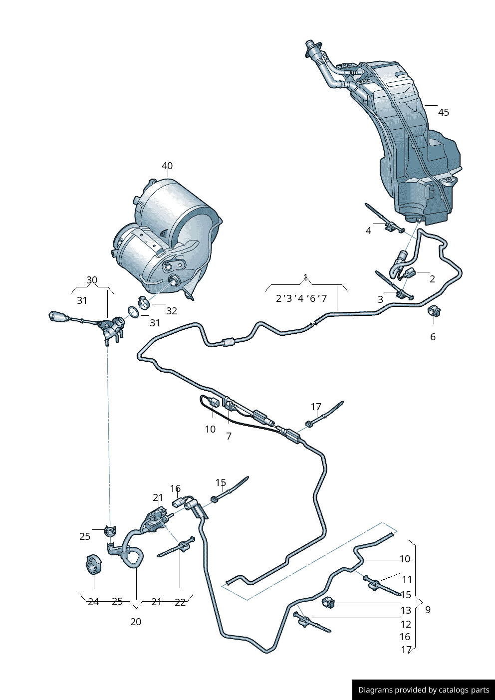 Car part diagram
