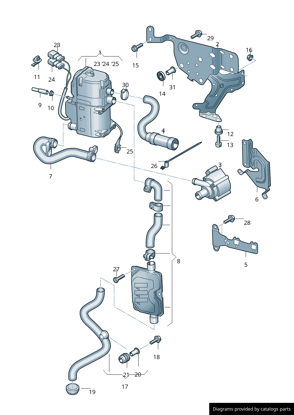 Car part diagram