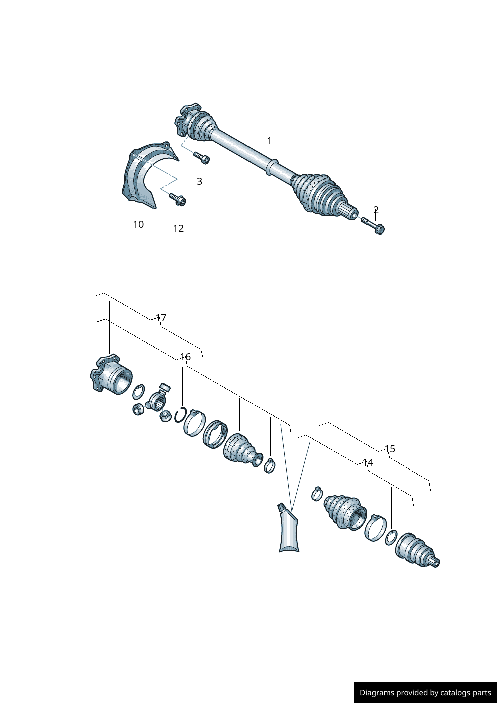 Car part diagram