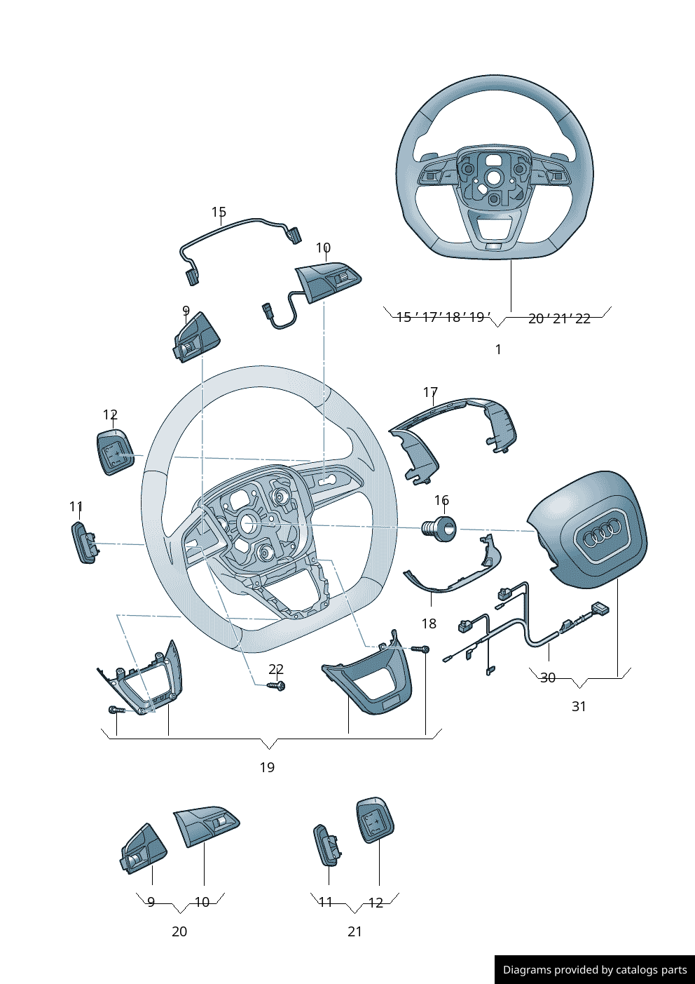 Car part diagram