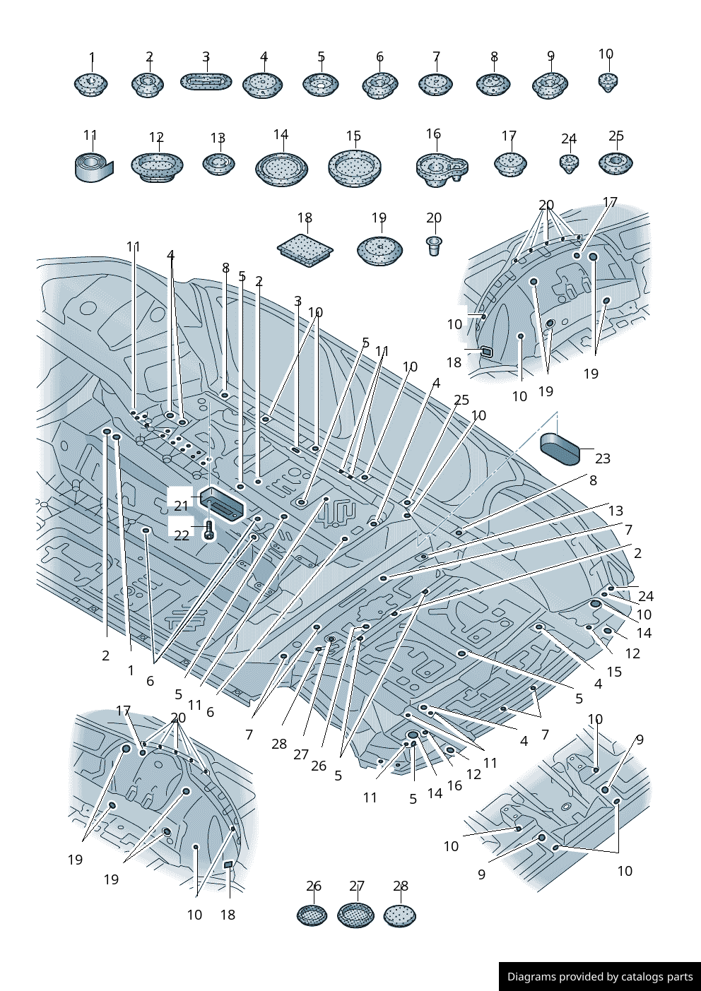 Car part diagram
