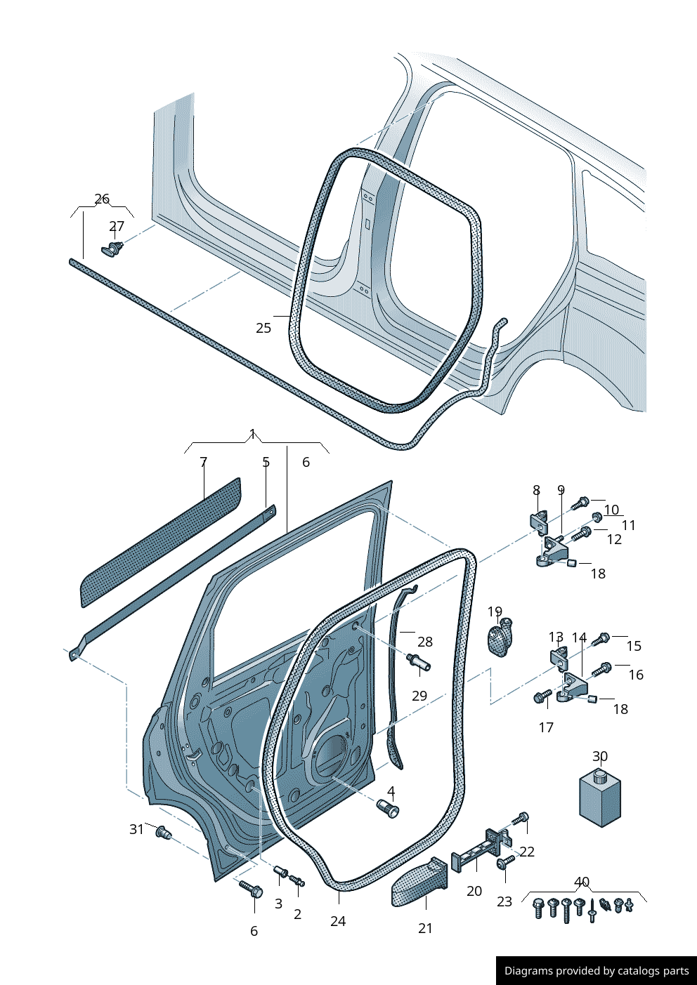 Car part diagram