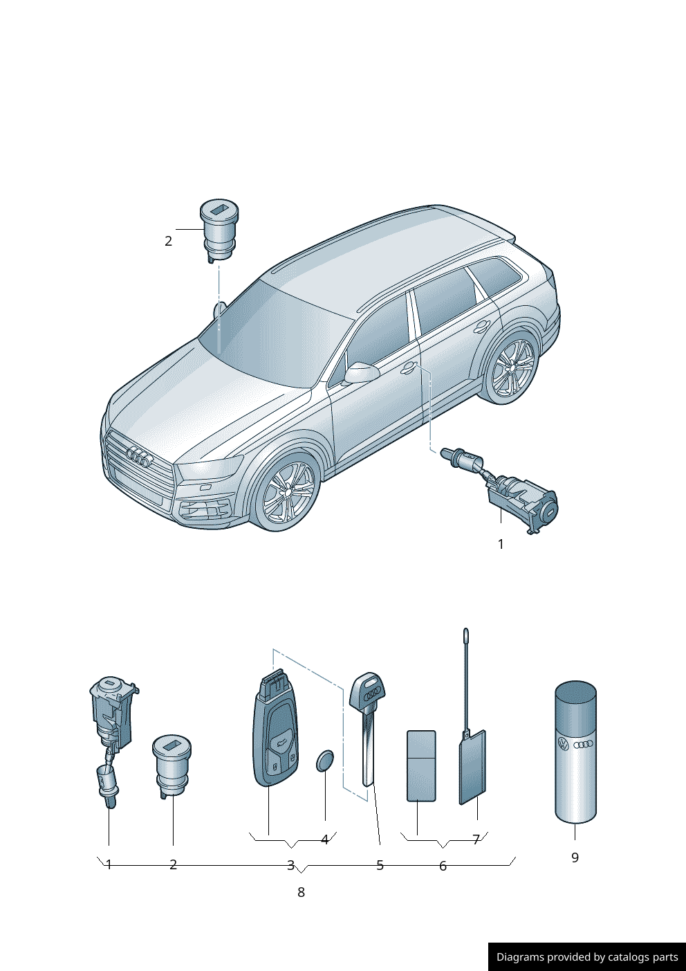 Car part diagram