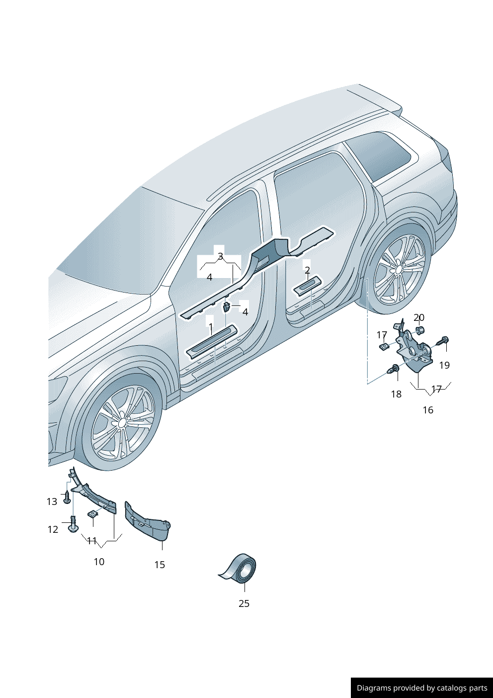 Car part diagram