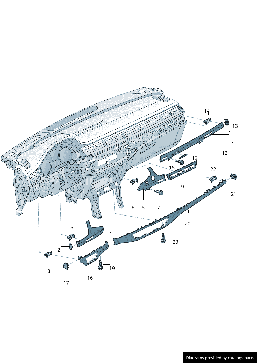 Car part diagram