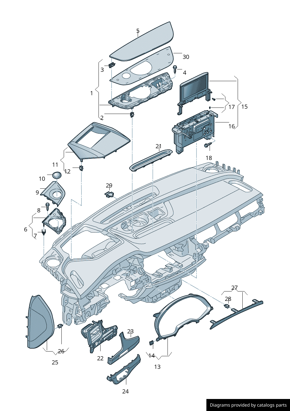 Car part diagram