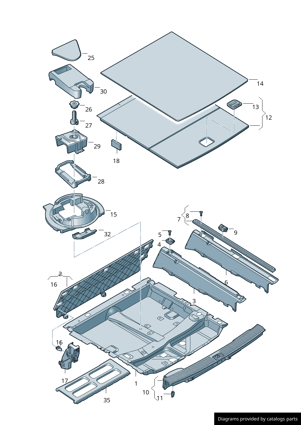 Car part diagram
