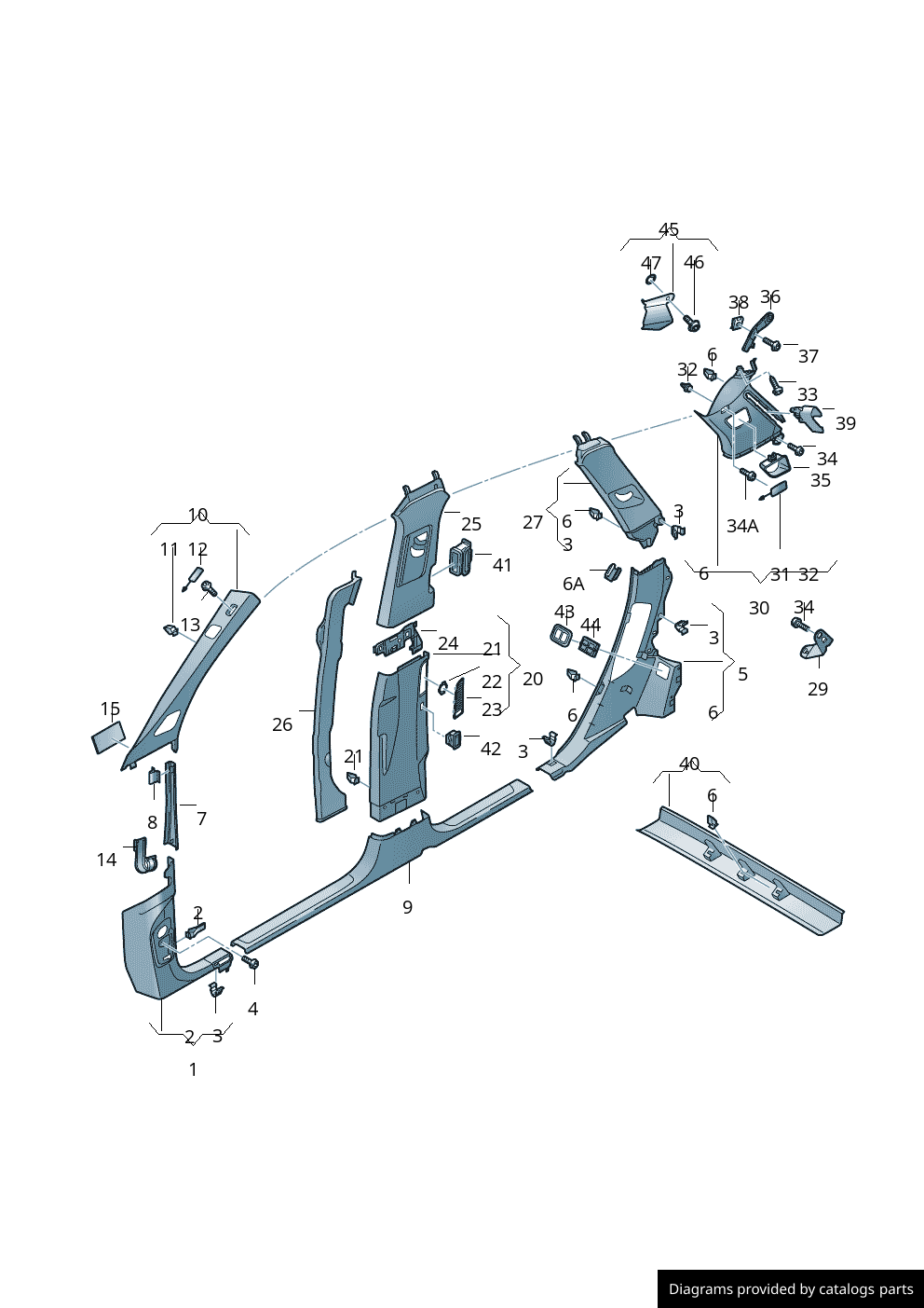 Car part diagram