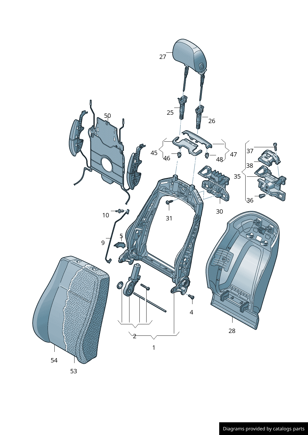 Car part diagram