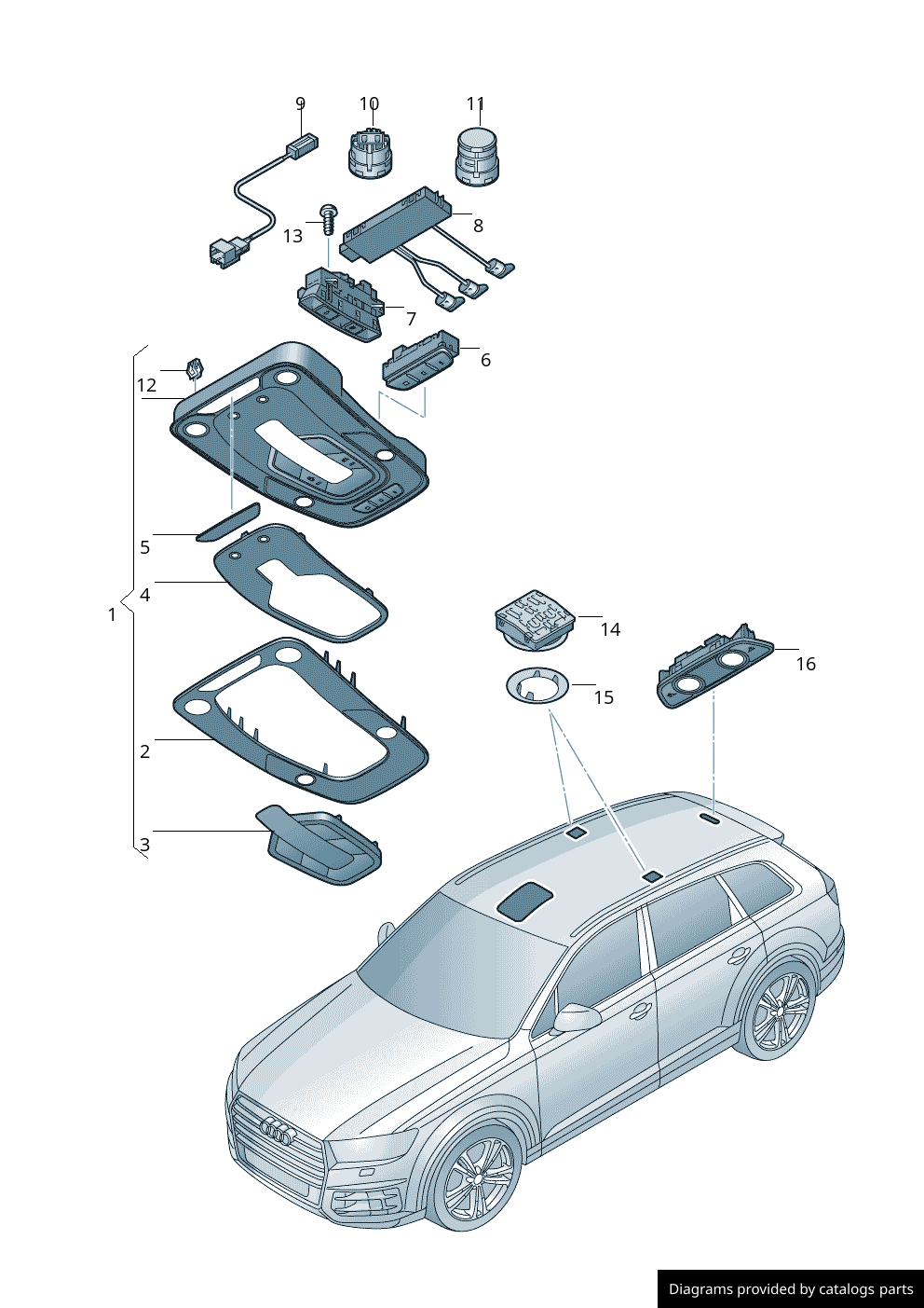Car part diagram