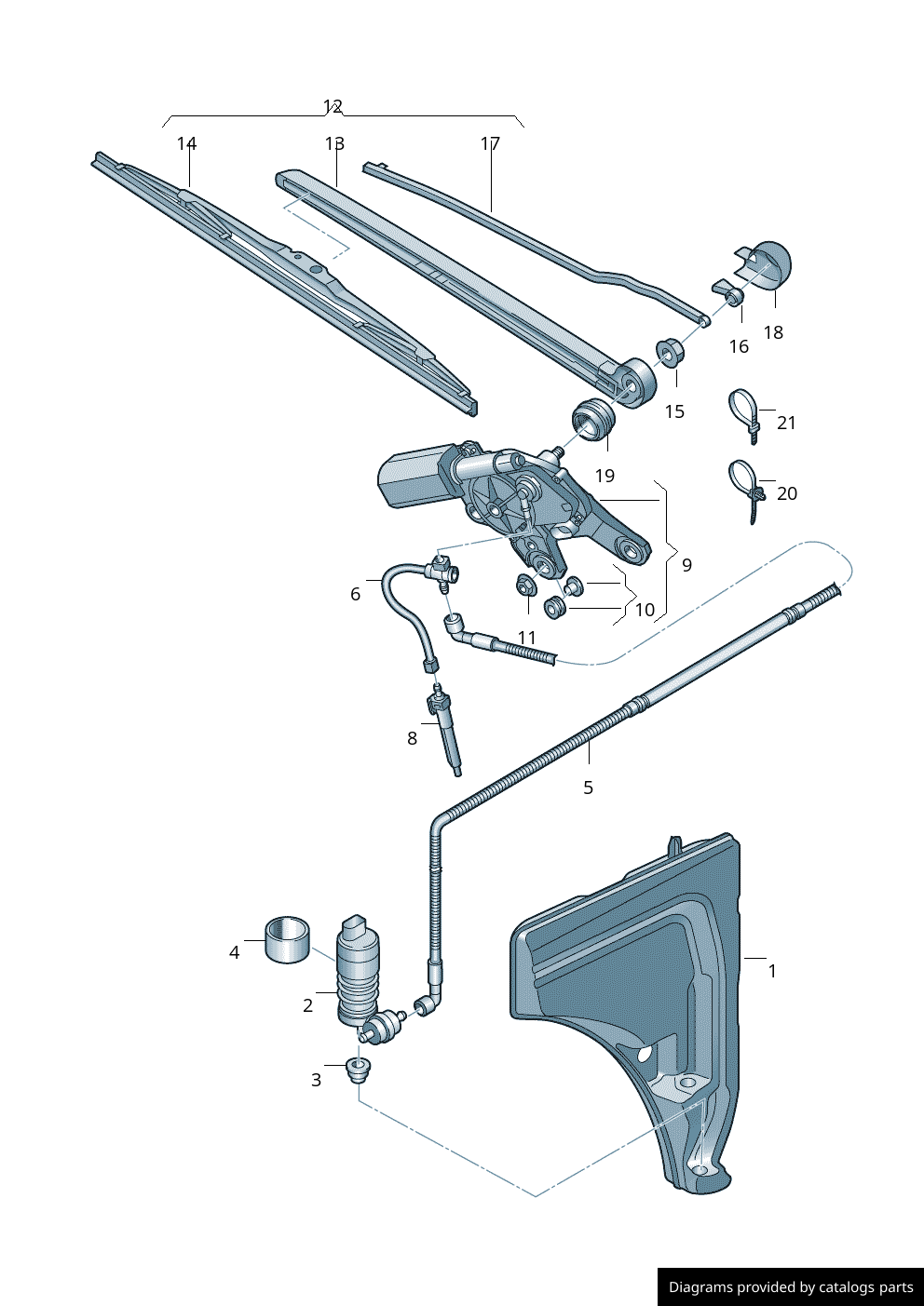 Car part diagram