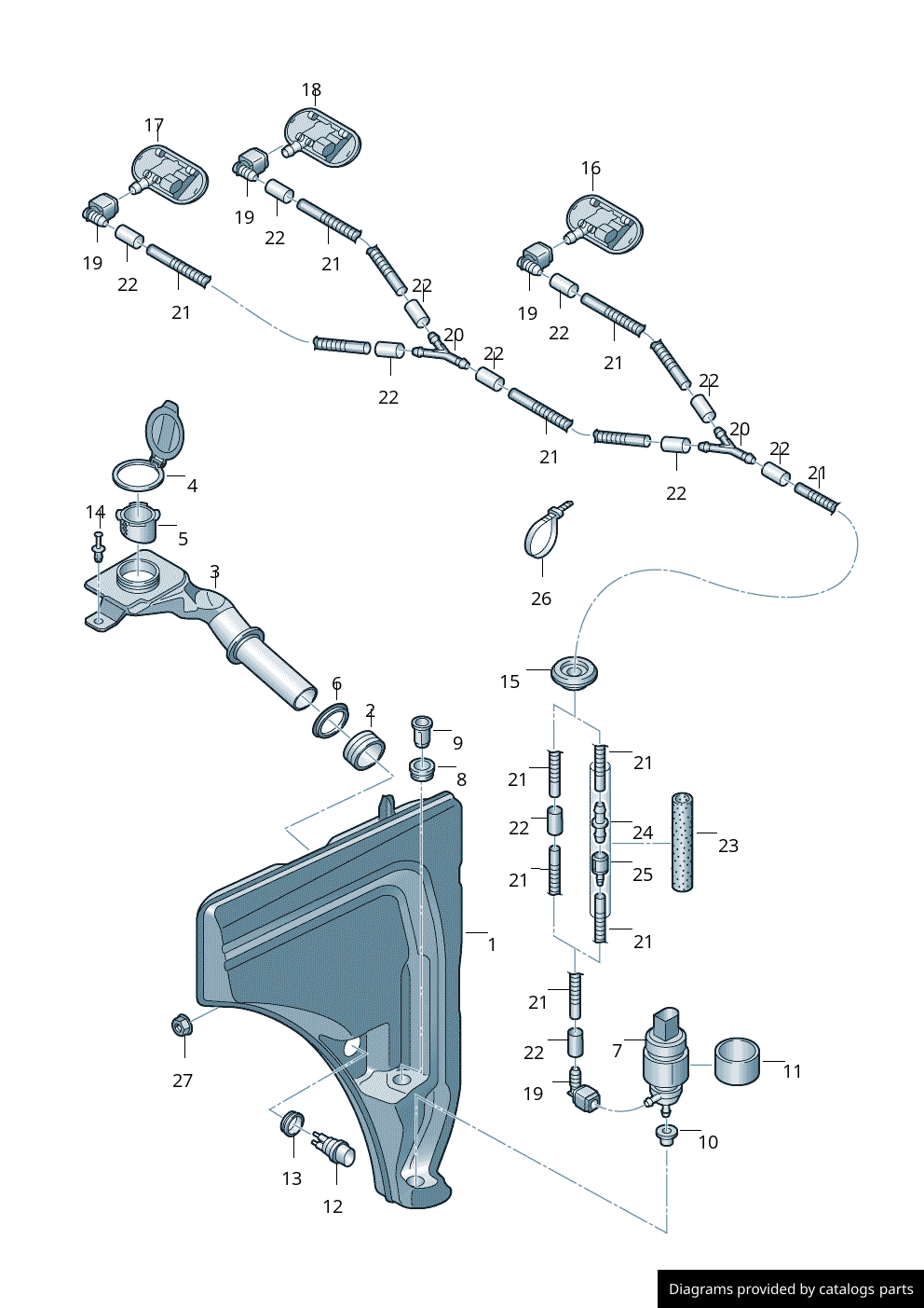Car part diagram
