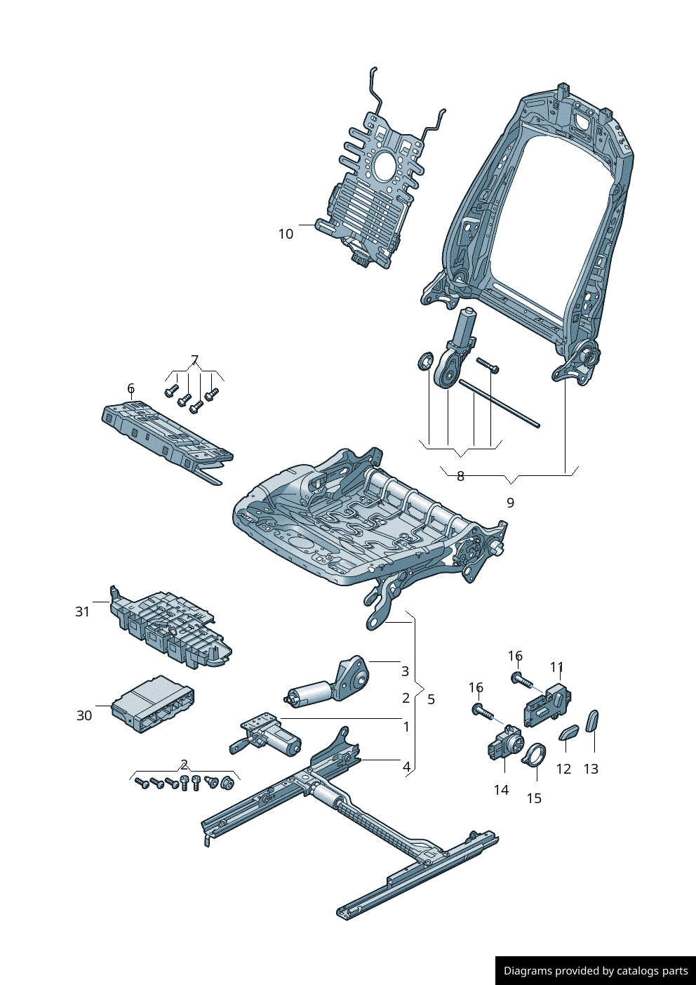 Car part diagram