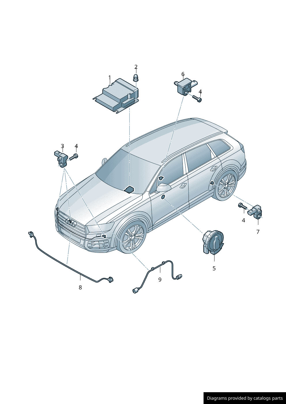 Car part diagram
