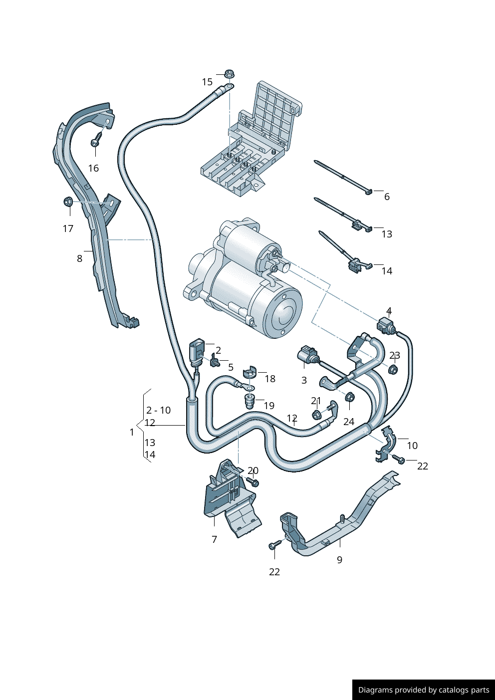 Car part diagram