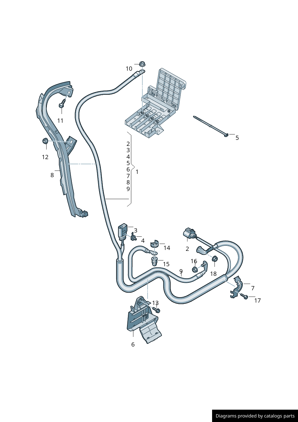 Car part diagram