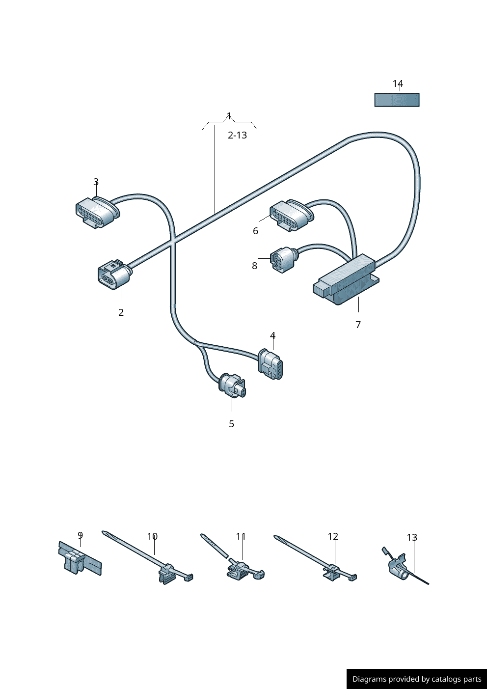 Car part diagram